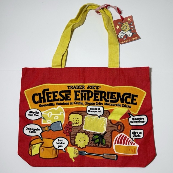 Trader Joe’s Handbags - Trader Joe's Cheese Tote Bag